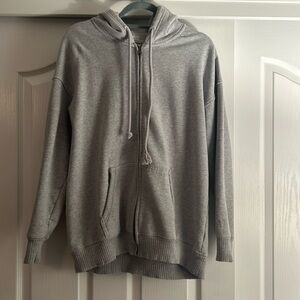 Gray baggy jacket